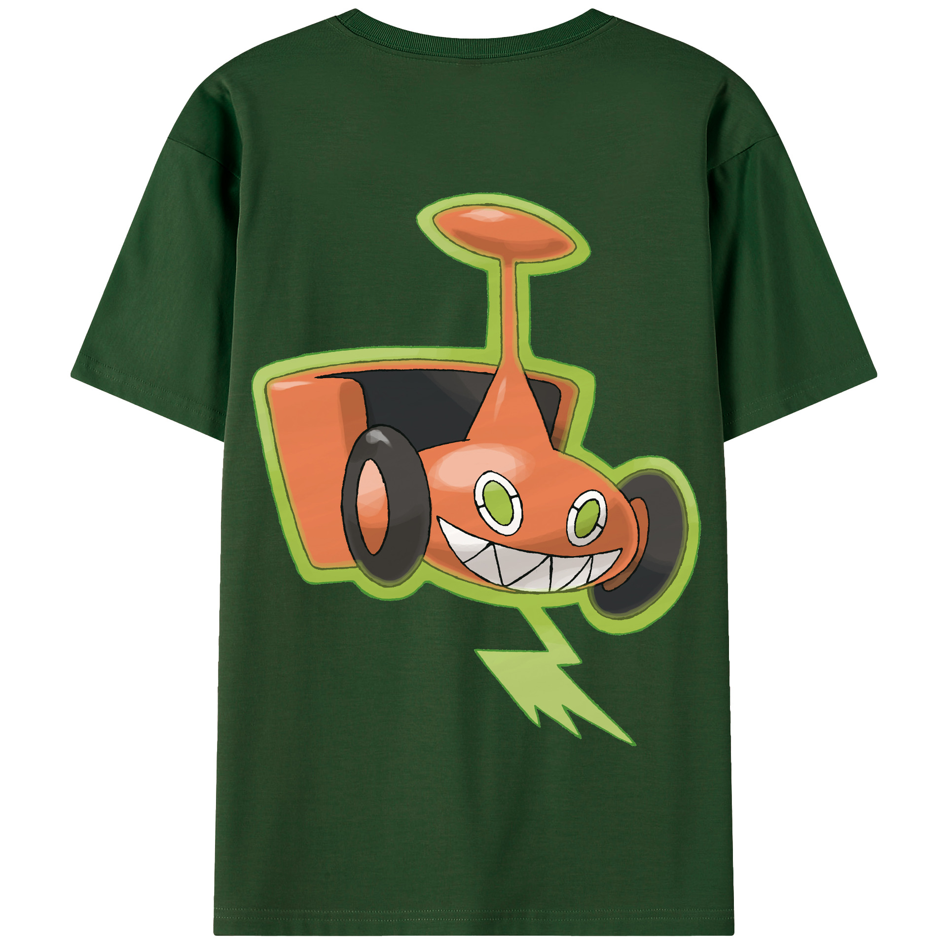 （画像用） ポケットモンスター Pokémon 綿100％半袖Tシャツ（背面プリント）
